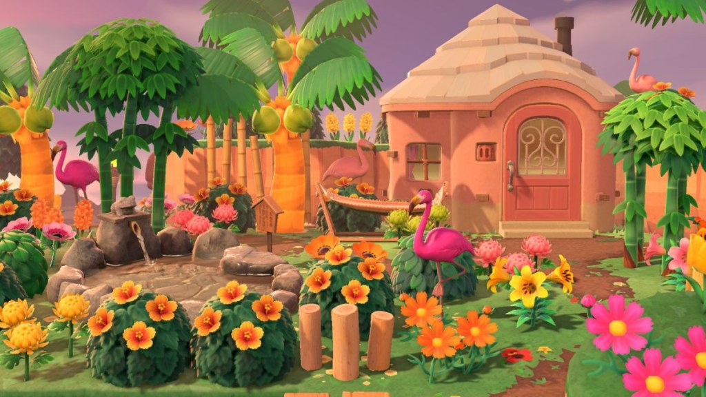 Picture of: Floras house  Tropical animals, Animal crossing, Animal crossing