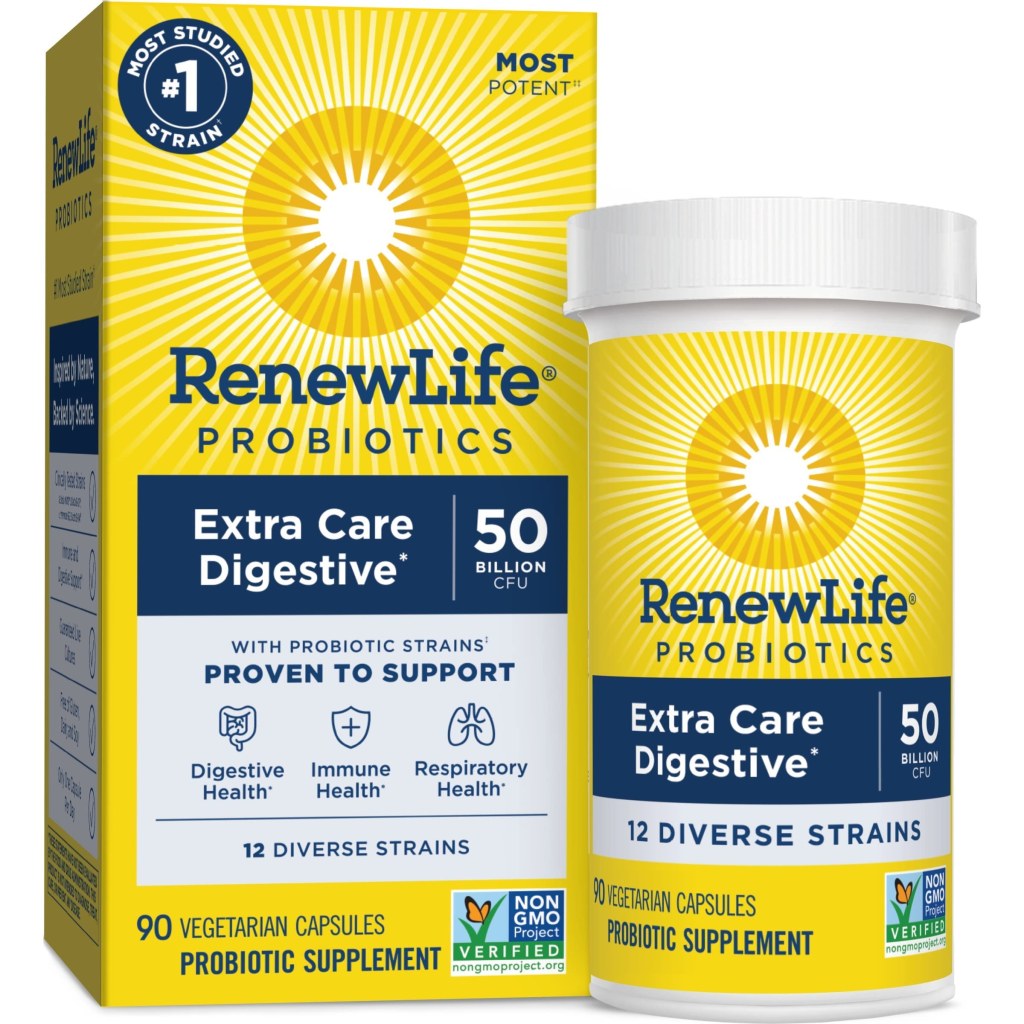Picture of: Renew Life Ultimate Flora Extra Care Probiotic  Billion (Formerly